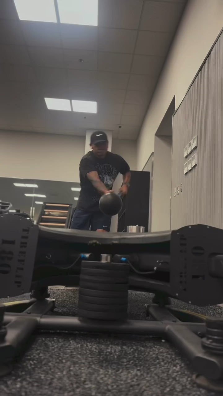 Upper body Core Rotational HIIT Power and some movements with Kettlebell